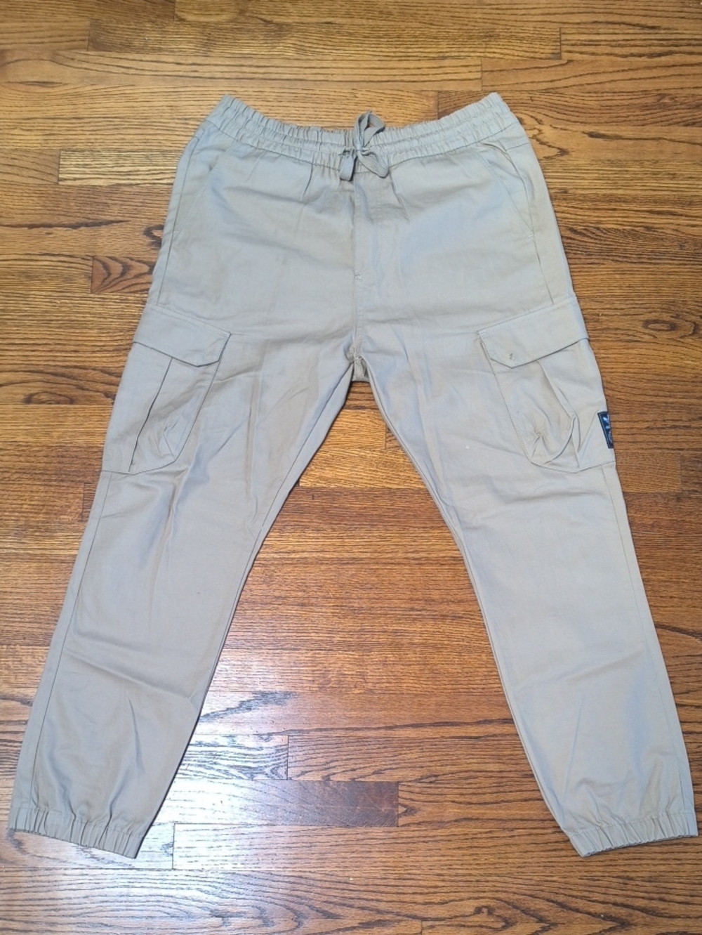 adidas Originals Men's Beige Cargo Jogger Pants